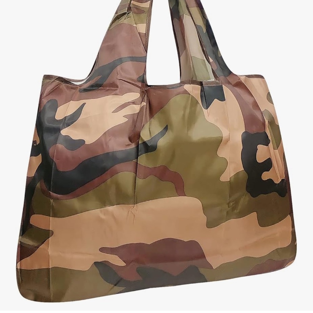 Camouflage Patterned Tote Bag